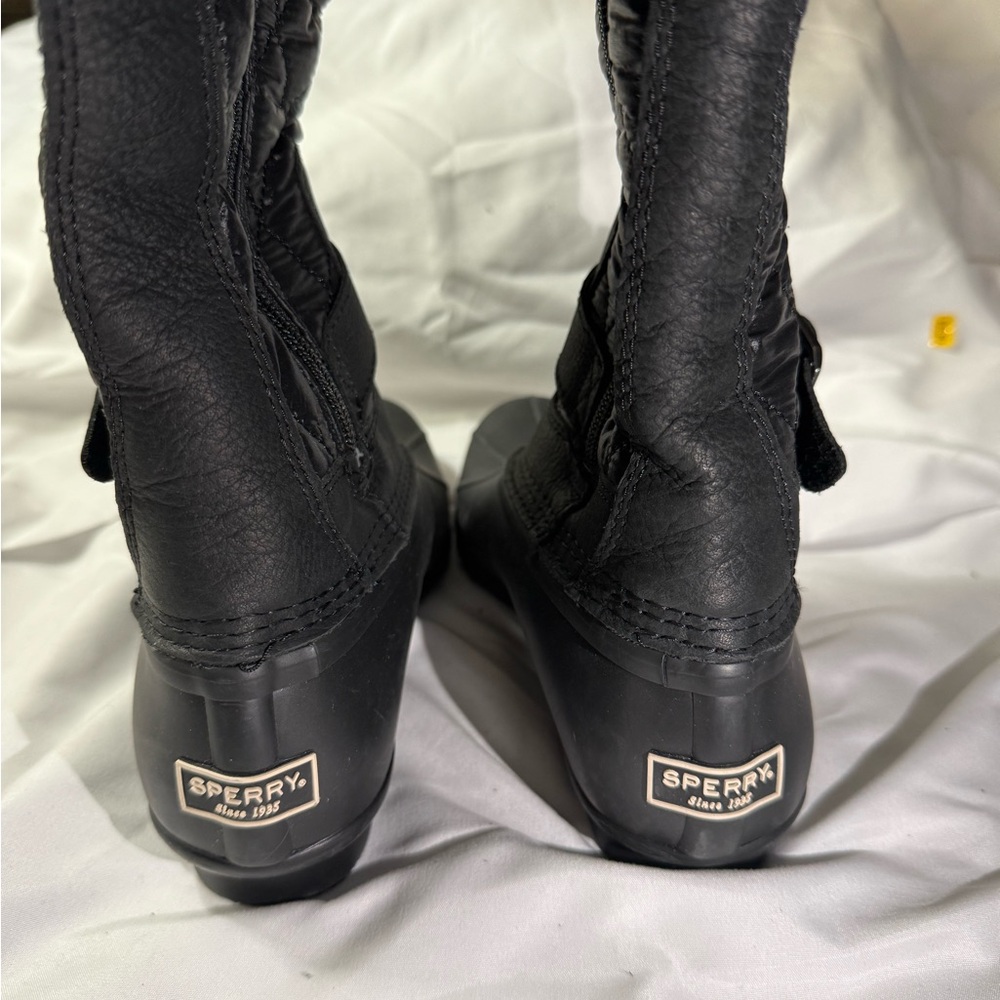 Sperry New” Women’s Saltwater Tall Nylon Duck boots W/Size 6 “Great Price” - Picture 5 of 6